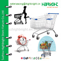 Einkaufstrolley mit Babysitz, kleiner Einkaufstrolley, Supermarkt-Shopping-Trolley